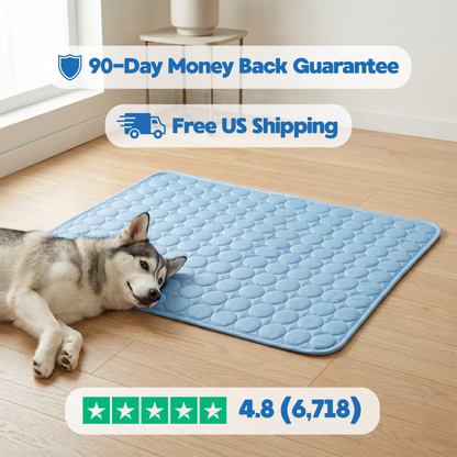Your Dog Cools Through Their Belly - So That's Where This Mat Goes